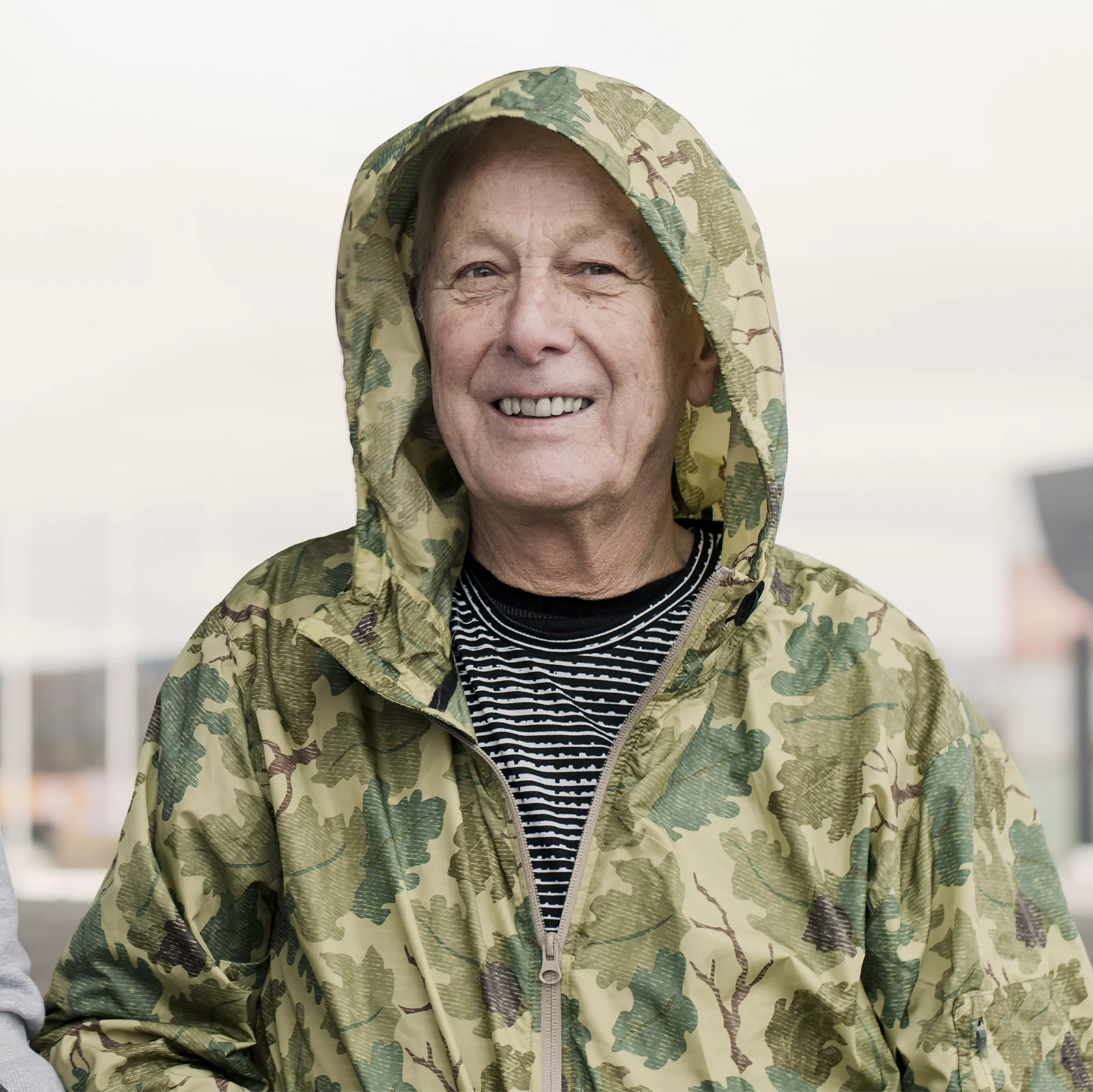 senior man seeking shelter services